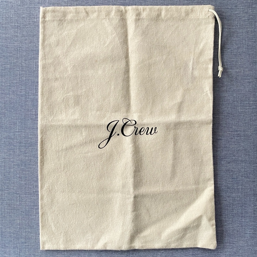 🇮🇹  J.Crew | Luxury Dust Bag 100% Cotton Drawstring bag - Storage Gift